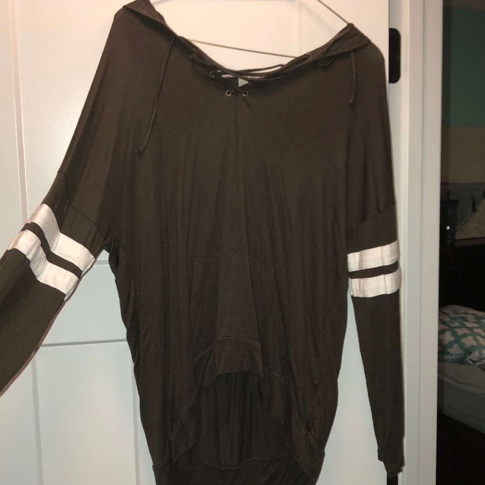 Two stripped long sleeve